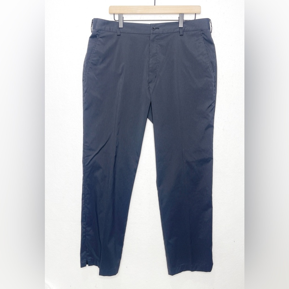 Nike Men’s Dri-Fit Golf Pants Black Pinstripe Size 36x32 Golf Performance Pants